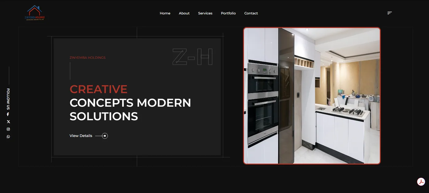 Zinyemba Holdings website